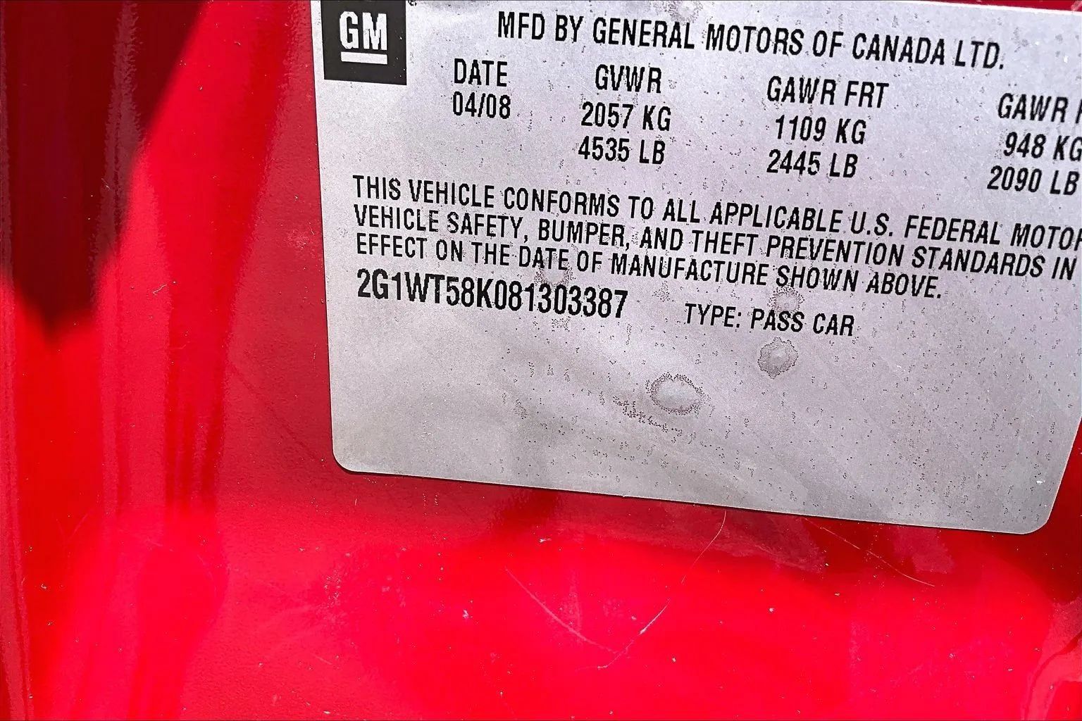 Used 2008 Chevrolet Impala LT FWD image 8