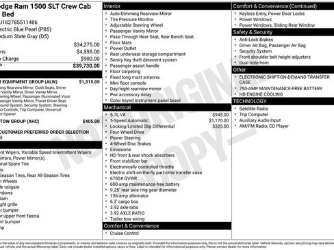 Used 2008 Dodge Ram 1500 Truck SLT w/ Popular Equipment Group image 2