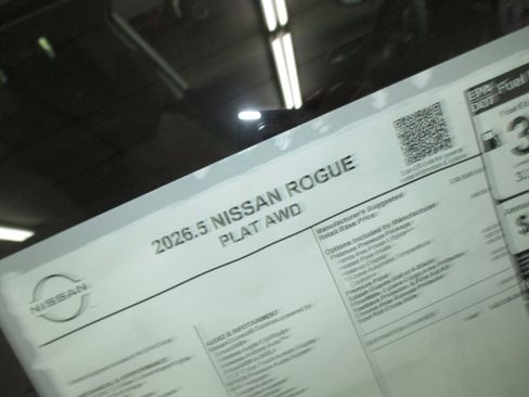 New 2026 Nissan Rogue Platinum w/ Platinum Premium Package AWD/4WD image 5