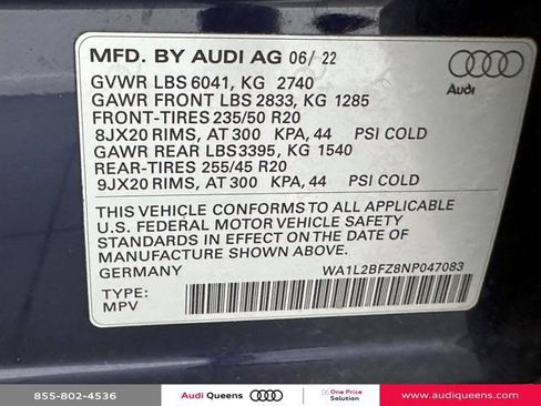 Certified 2022 Audi Q4 e-tron Premium Plus w/ Premium Plus AWD/4WD image 32