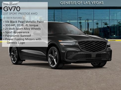 New 2026 Genesis GV70 2.5T Sport Prestige AWD/4WD image 3