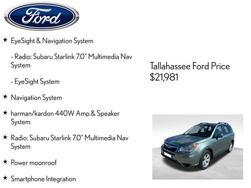 Used 2016 Subaru Forester 2.5i Touring w/ Eyesight & Navigation System image 6