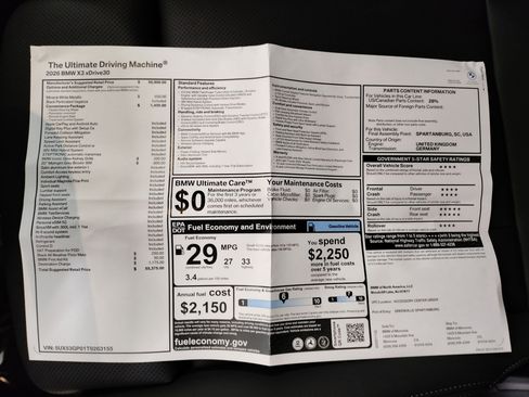 New 2026 BMW X3 xDrive30 w/ Convenience Package image 29