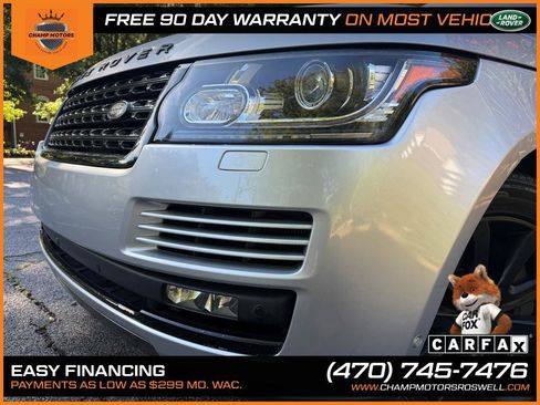 Used 2016 Land Rover Range Rover HSE AWD/4WD image 3