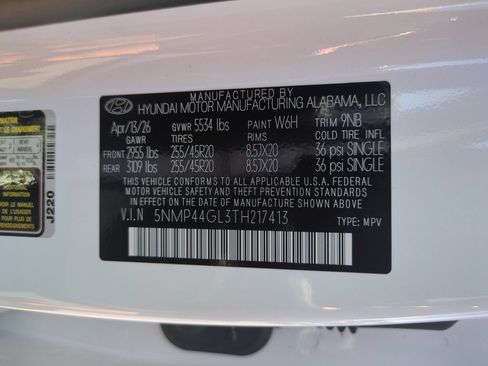 New 2026 Hyundai Santa Fe Limited FWD image 36