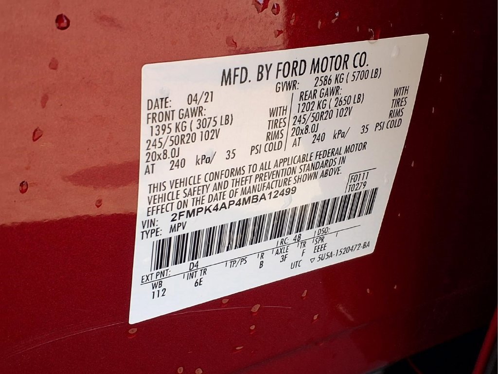 Used 2021 Ford Edge ST AWD/4WD image 23