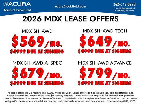 New 2026 Acura MDX w/ Technology Package image 16