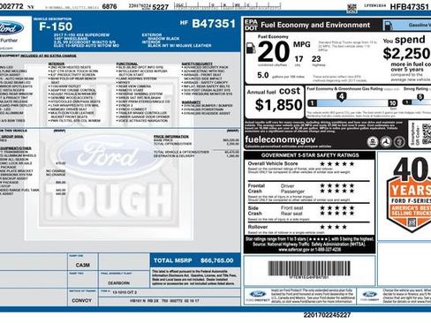 Used 2017 Ford F150 Limited w/ Trailer Tow Package image 10