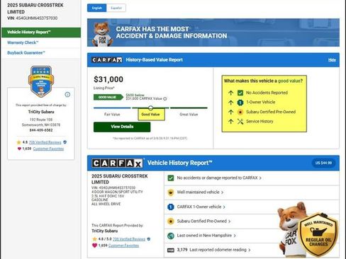 Certified 2025 Subaru Crosstrek 2.5i Limited image 12