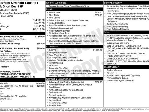 Certified 2024 Chevrolet Silverado 1500 RST w/ Convenience Package II AWD/4WD image 7