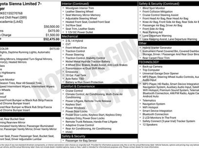 Certified 2025 Toyota Sienna Limited