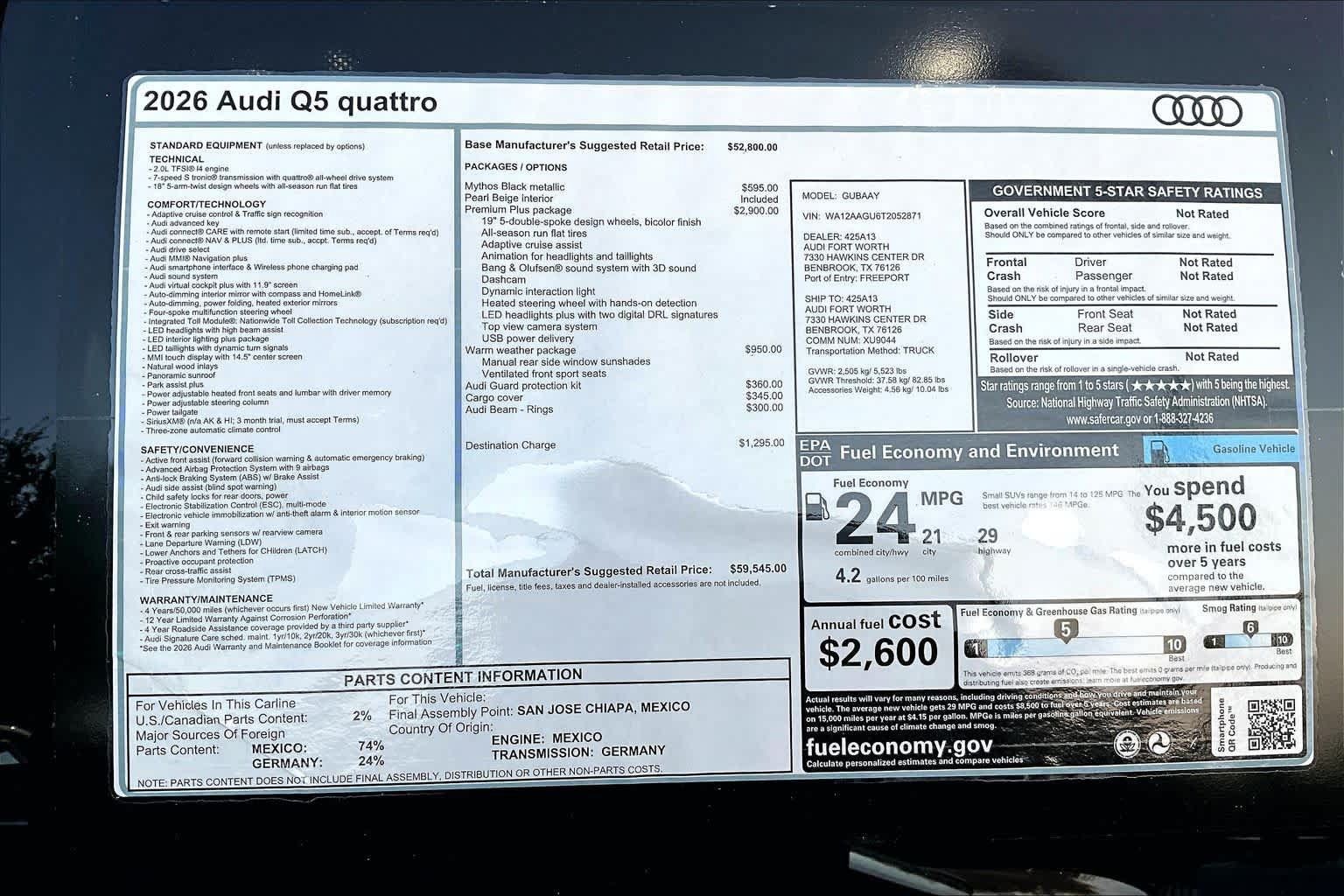 New 2026 Audi Q5 Premium AWD/4WD image 19