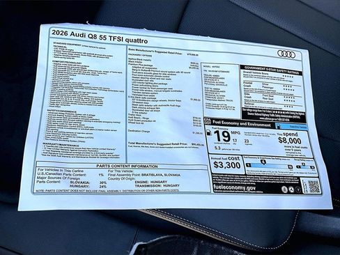 New 2026 Audi Q8 Premium Plus image 14