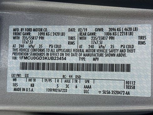 Used 2019 Ford Escape SE image 31