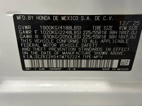 New 2026 Honda HR-V Sport image 26