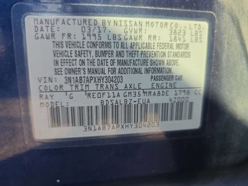 Used 2017 Nissan Sentra S w/ S Style Package image 24