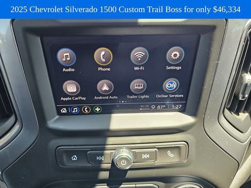 Used 2025 Chevrolet Silverado 1500 Custom Trail Boss AWD/4WD image 28