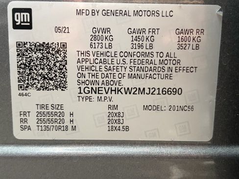 Used 2021 Chevrolet Traverse LT w/ LT Premium Package AWD/4WD image 8