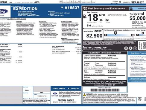 Used 2025 Ford Expedition Active AWD/4WD image 26