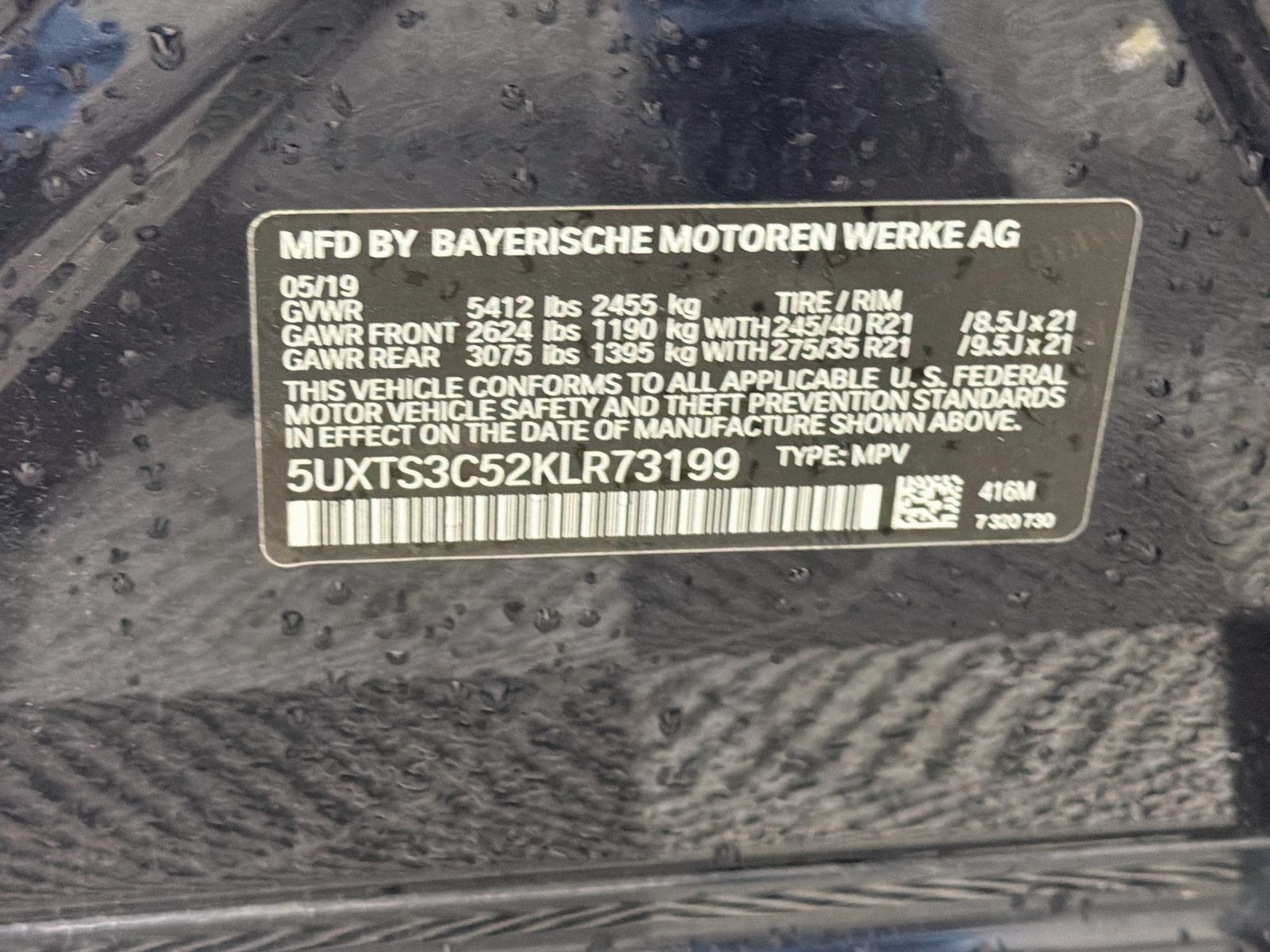 Used 2019 BMW X3 M40i w/ Premium Package AWD/4WD image 37