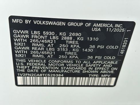 New 2026 Volkswagen Atlas SEL Premium R-Line AWD/4WD image 23