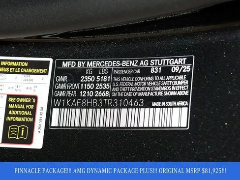 Certified 2026 Mercedes-Benz C 43 AMG 4MATIC Sedan image 41
