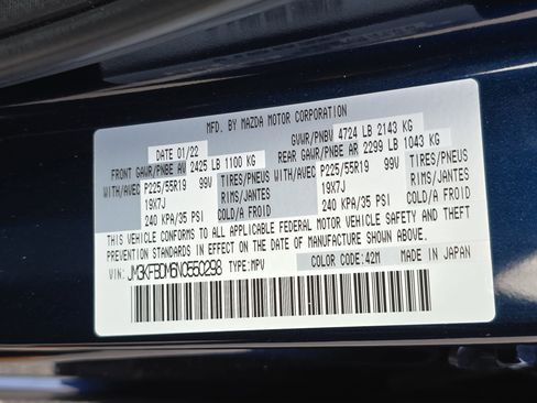 Used 2022 MAZDA CX-5 AWD 2.5 S w/ Premium Package image 37