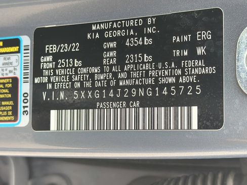 Used 2022 Kia K5 LXS FWD image 12