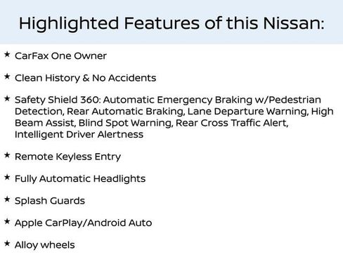 Certified 2025 Nissan Versa SV w/ Trunk Package FWD image 1