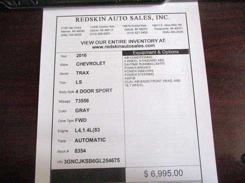 Used 2016 Chevrolet Trax LS image 15