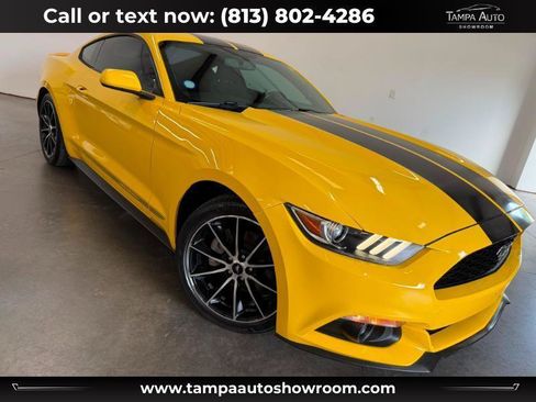 Used 2016 Ford Mustang Coupe w/ Wheel & Stripe Package RWD image 1