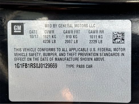 Used 2018 Chevrolet Camaro LT w/ RS Package image 19