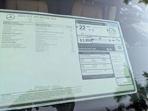 New 2026 Mercedes-Benz GLE 350 4MATIC image 16