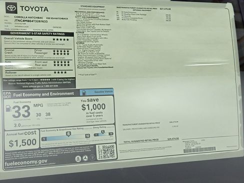 New 2026 Toyota Corolla XSE image 19