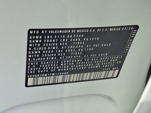 New 2026 Volkswagen Tiguan SE R-Line AWD/4WD image 11