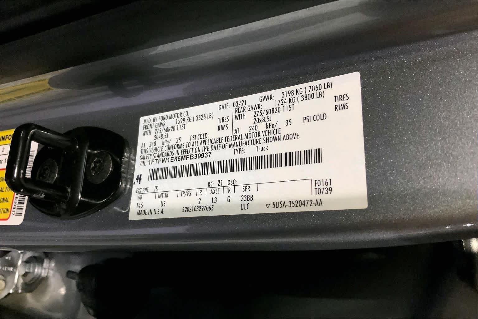 Used 2021 Ford F150 XLT w/ Equipment Group 302A High AWD/4WD image 29