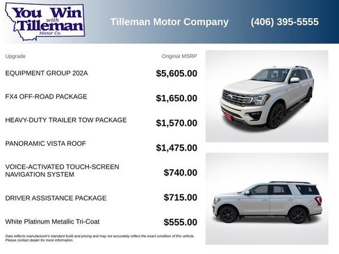 Used 2018 Ford Expedition XLT w/ Equipment Group 202A AWD/4WD image 3