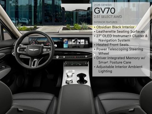 Certified 2026 Genesis GV70 2.5T Select AWD/4WD image 17