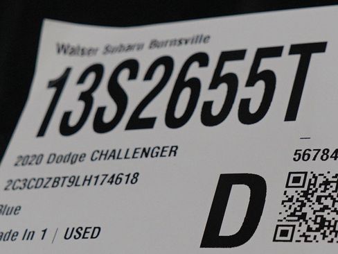Used 2020 Dodge Challenger R/T w/ Plus Package RWD image 31