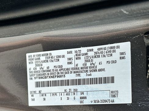 Used 2022 Ford F250 Lariat w/ Lariat Ultimate Package AWD/4WD image 27