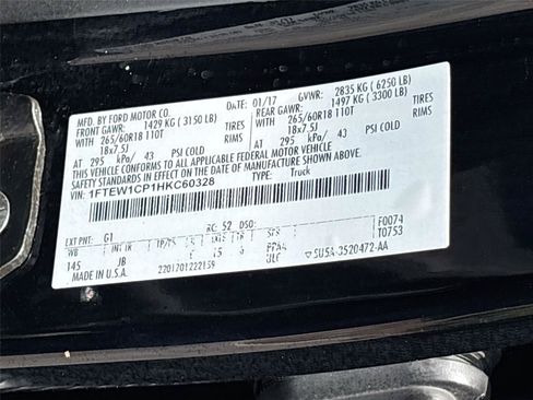 Used 2017 Ford F150 XLT w/ Equipment Group 302A Luxury RWD image 32