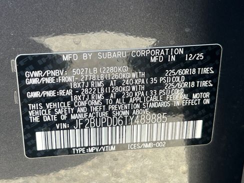 New 2026 Subaru Outback Limited image 31