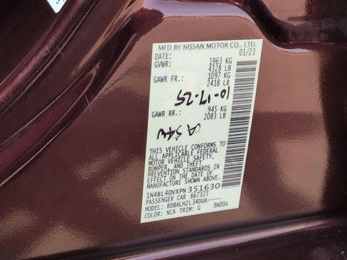 Used 2023 Nissan Altima 2.5 SV FWD image 34