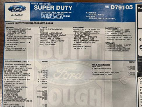 Used 2022 Ford F250 XL w/ Power Equipment Group AWD/4WD image 64