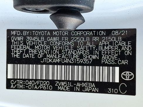 Used 2022 Toyota Prius L Eco image 26