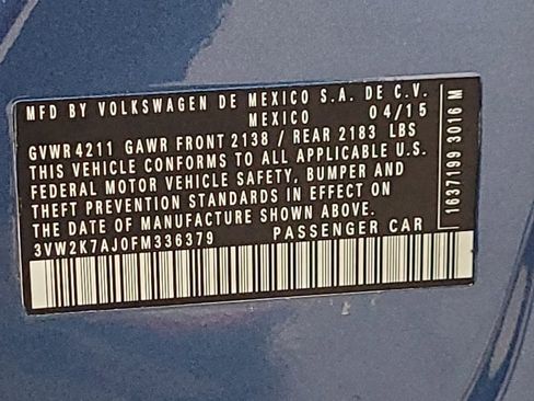 Used 2015 Volkswagen Jetta S image 33