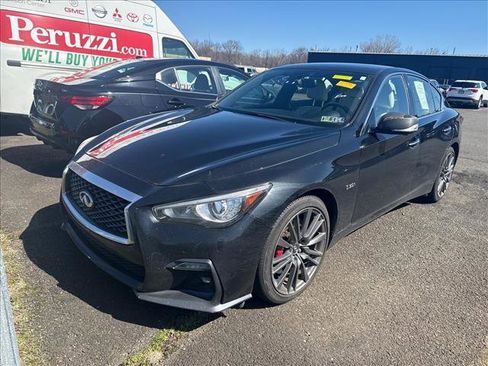 Used 2019 INFINITI Q50 Red Sport 400 w/ Proactive Package image 1