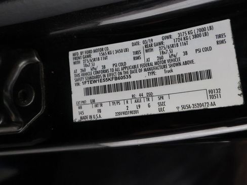 Used 2019 Ford F150 XLT w/ Equipment Group 302A Luxury AWD/4WD image 43