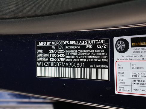 Used 2021 Mercedes-Benz E 350 E 350 w/ Premium Package image 60