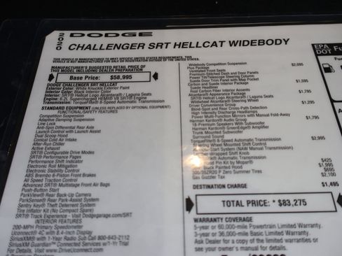 Used 2020 Dodge Challenger SRT Hellcat RWD image 29